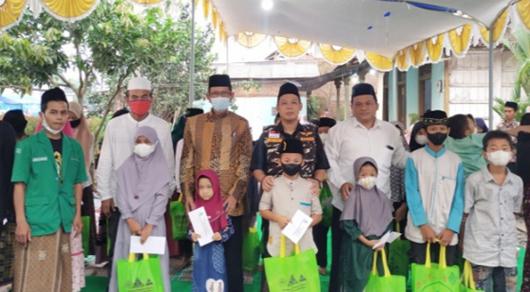 Pj Sekda Kendal Sugiono Hadiri Acara Buka Puasa Bersama Dan Santunan Anak Yatim Yang Digelar GP Ansor Desa Karanganom